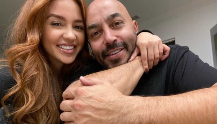  Lupillo Rivera and his wife Giselle Soto.